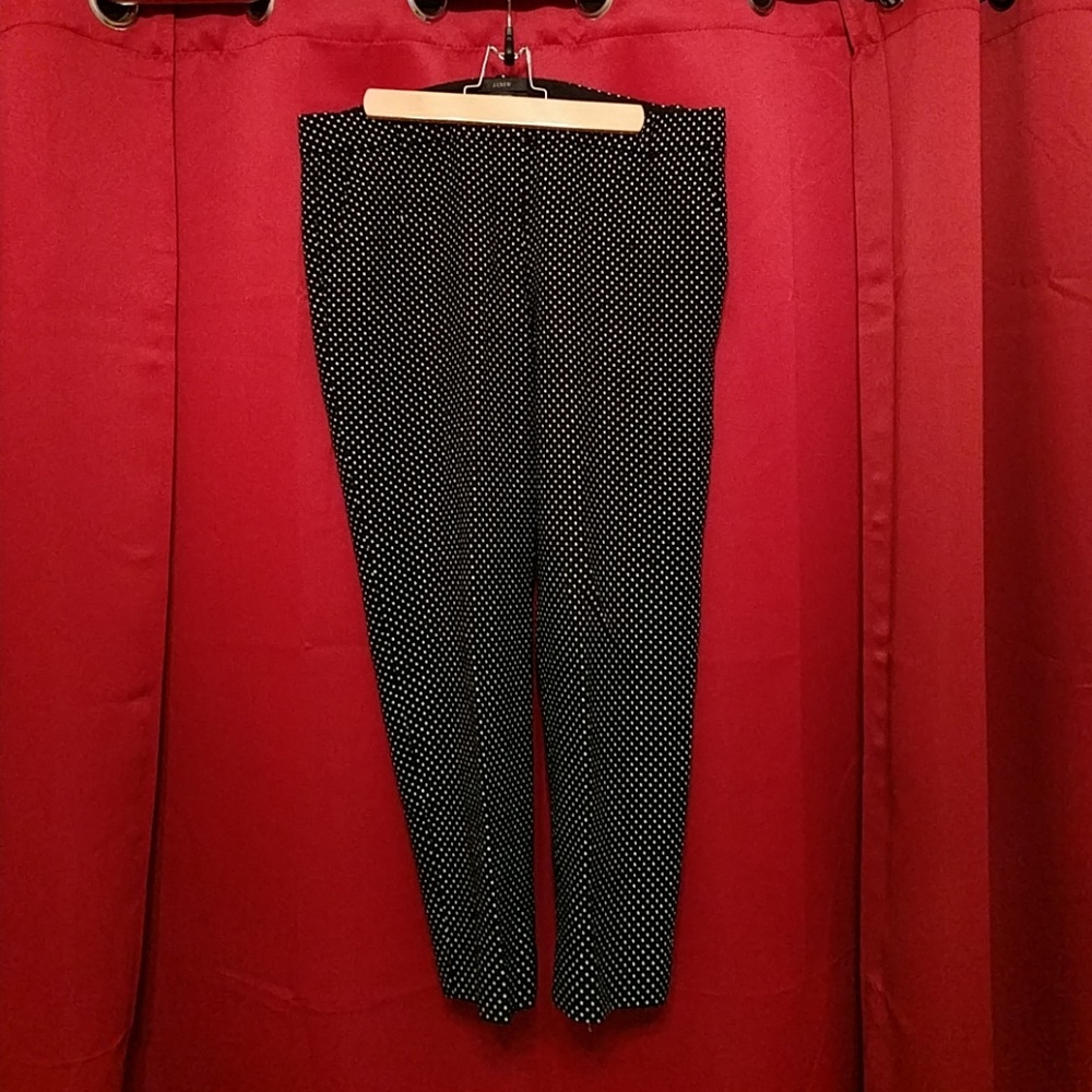 J.Crew Polka Dot Pant Cafe Capri